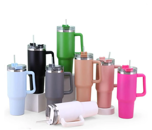 Insulated Tumbler with Lid and Straw Leak Proof