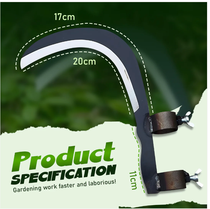 Multi functional Portable Grass Sickle Cutter Head