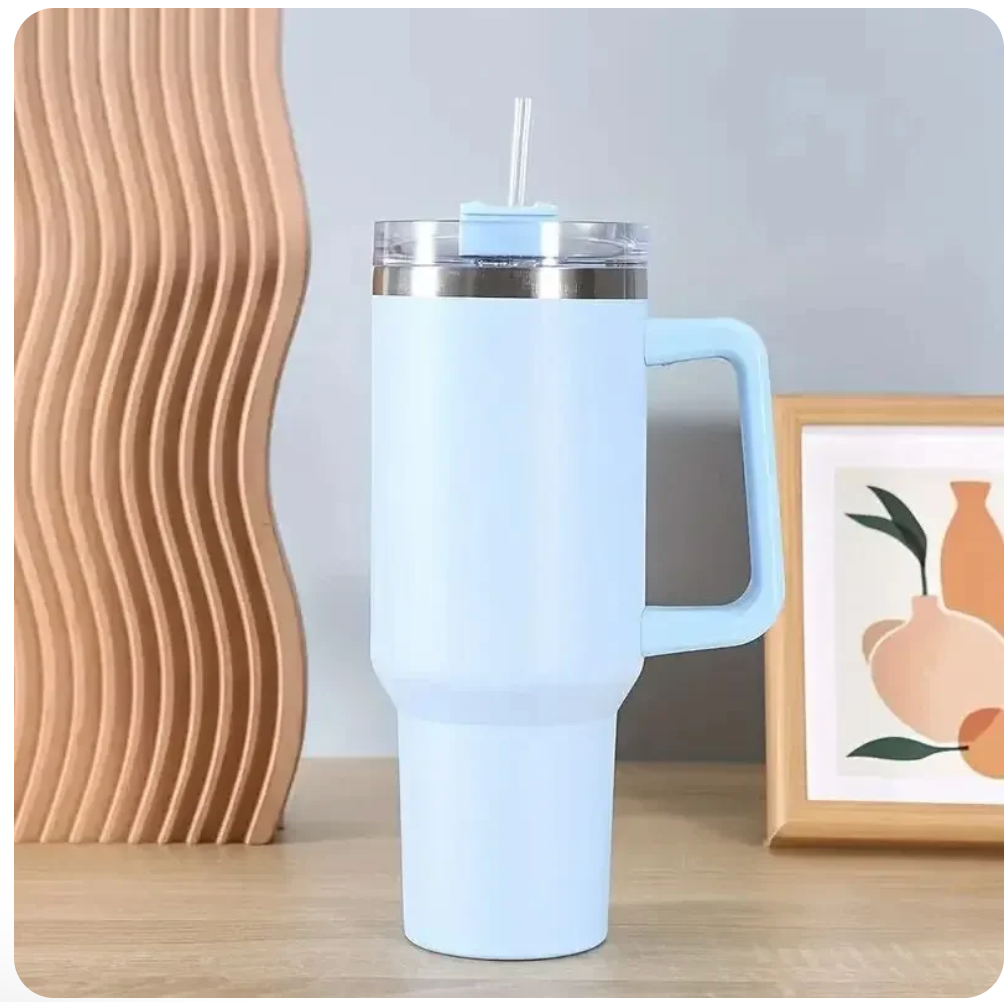 Insulated Tumbler with Lid and Straw Leak Proof