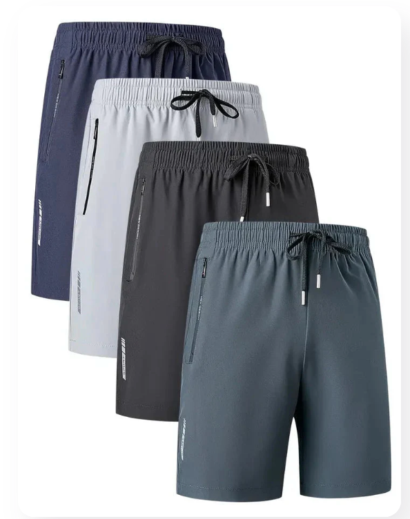 Combo of 4 Men's Stretchable Cotton Shorts for summers ☀️(₹249/piece)