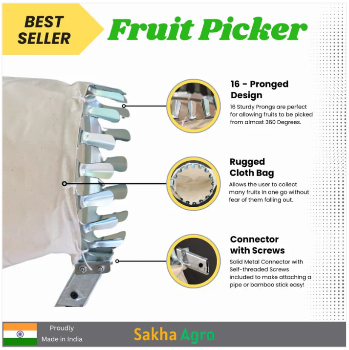 Fruit Picker Basket Tool 🍎